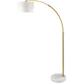 Corinne Traditional Gold Floor Lamp