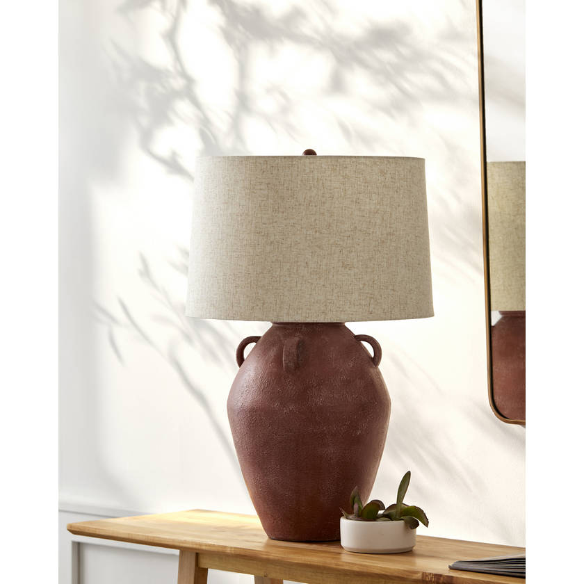 Kabir Global Red Table Lamp