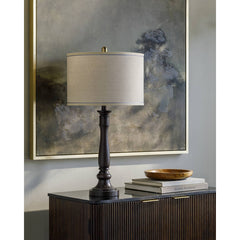 Dezeray Cottage Brown Table Lamp
