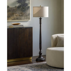 Baexem Cottage Brown Floor Lamp