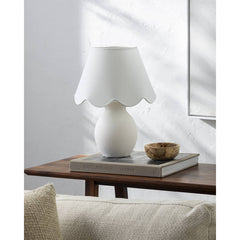 Lilliane Cottage White Table Lamp