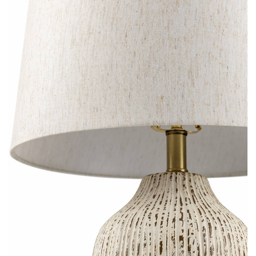 Turell Traditional White Table Lamp