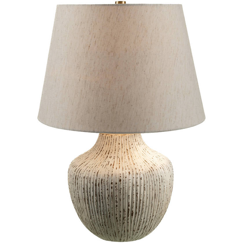 Denyse Traditional White Table Lamp