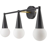 Carline Traditional Black Wall Sconces