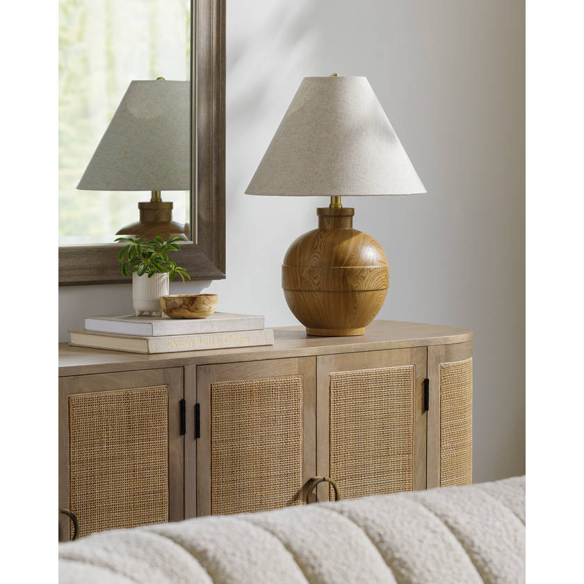 Jeriesha Global Brown Table Lamp