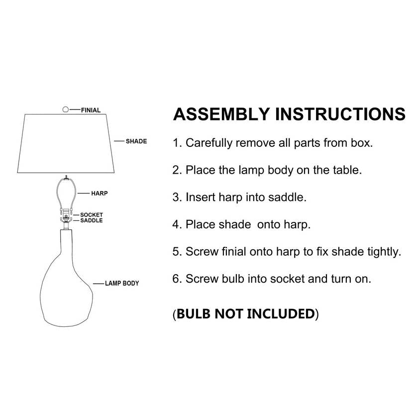Caleigh Global Brown Table Lamp