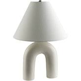 Quenten Global White Table Lamp