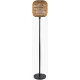 Keithsburg Global Brown Floor Lamp