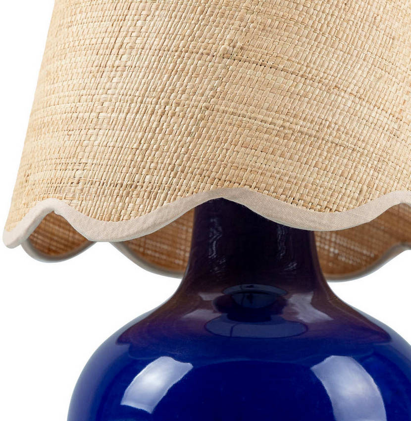 Kolleen Cottage Navy Table Lamp