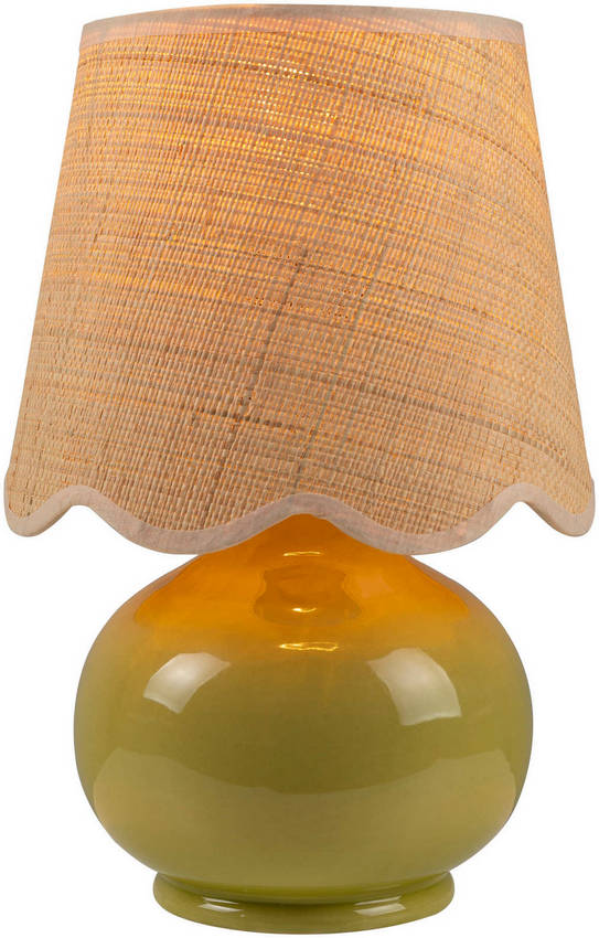 Kolleen Cottage Green Table Lamp