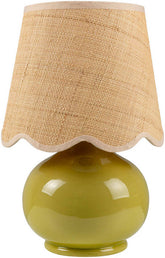 Kolleen Cottage Green Table Lamp