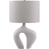 Latesa Traditional White Table Lamp