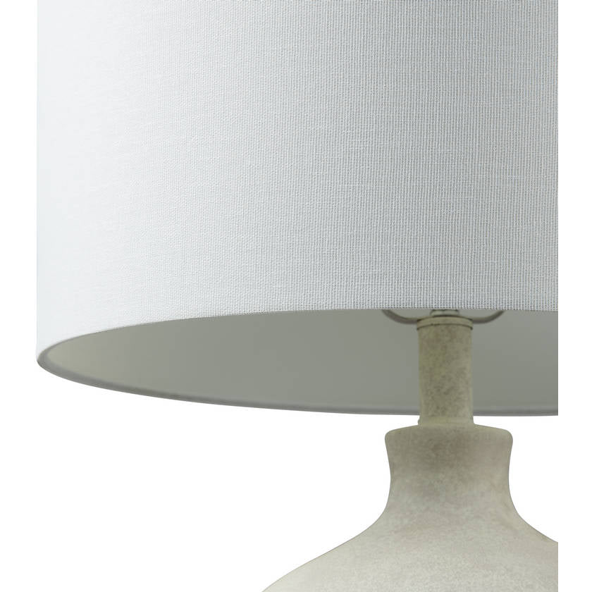 Huda Traditional White Table Lamp