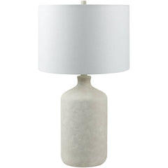 Huda Traditional White Table Lamp
