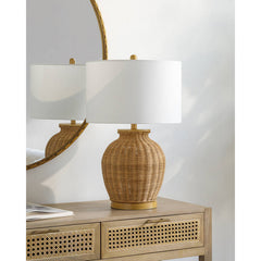 Rainie Cottage Beige Table Lamp
