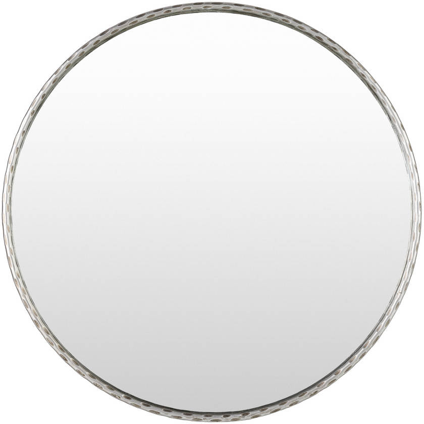 Shakyra Modern Silver Gray Wall Mirror