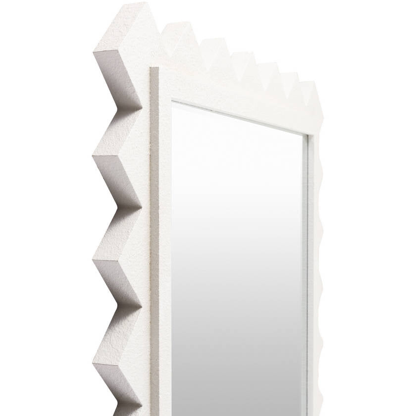 Houtdorp Traditional White Wall Mirror