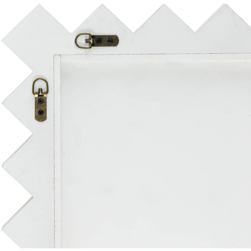 Houtdorp Traditional White Wall Mirror