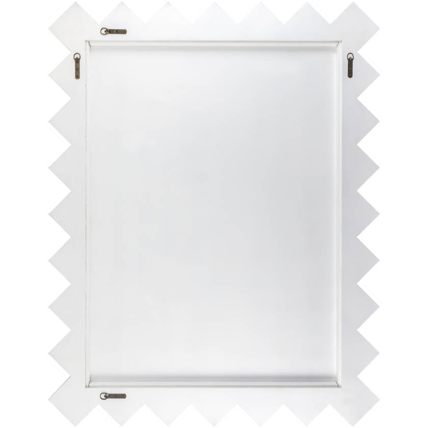 Houtdorp Traditional White Wall Mirror