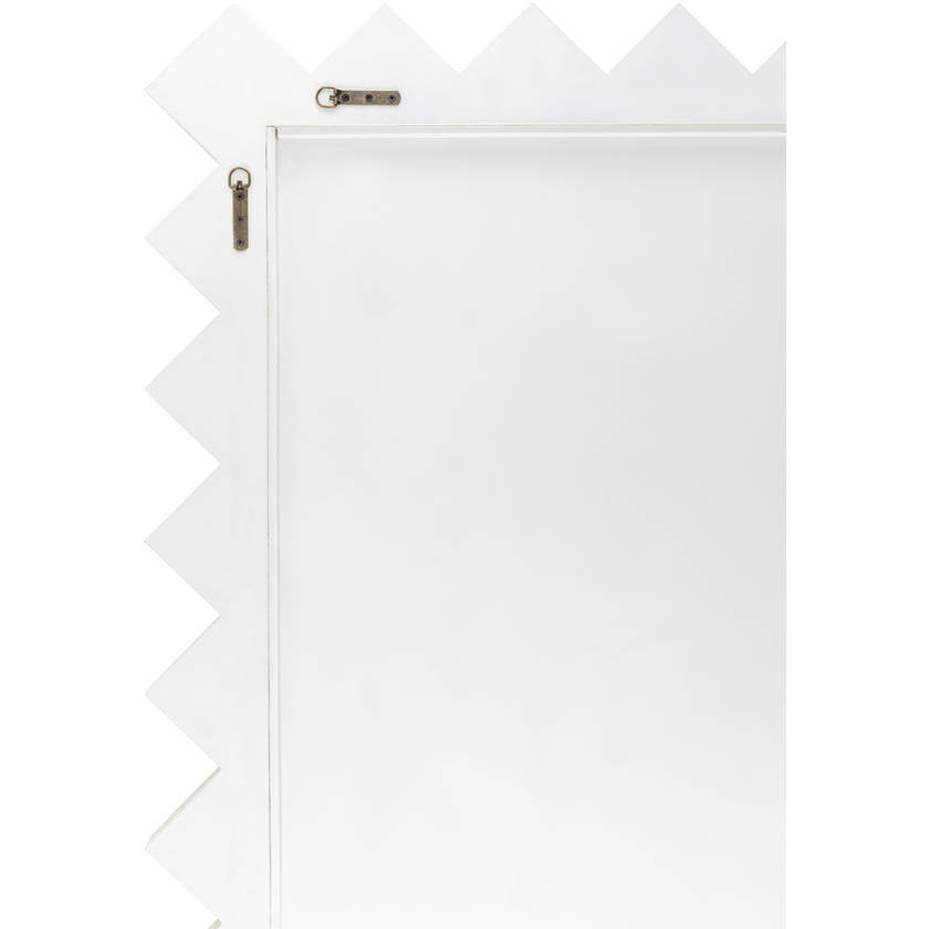 Houtdorp Traditional White Wall Mirror
