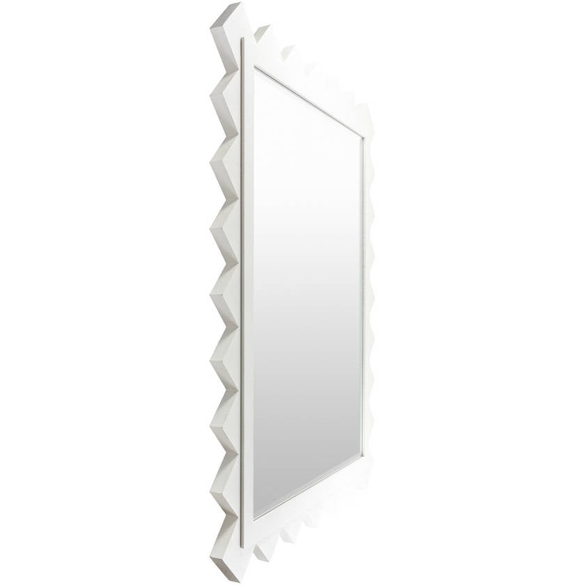 Houtdorp Traditional White Wall Mirror