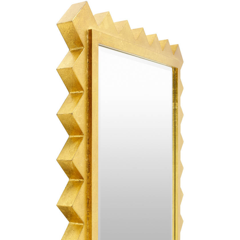 Alexsandra Modern Gold Wall Mirror