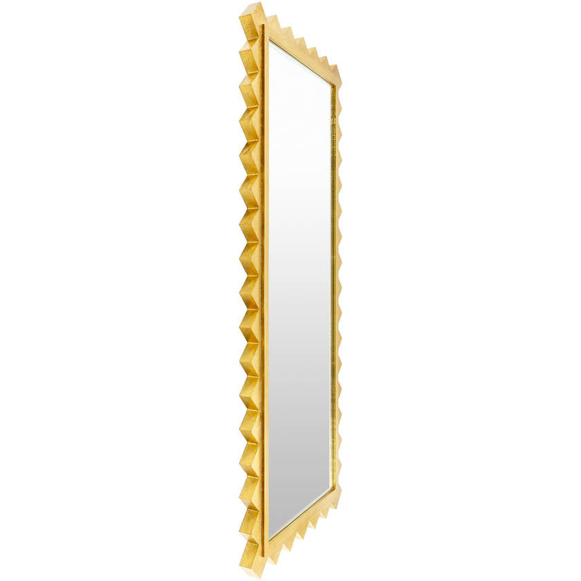 Alexsandra Modern Gold Wall Mirror
