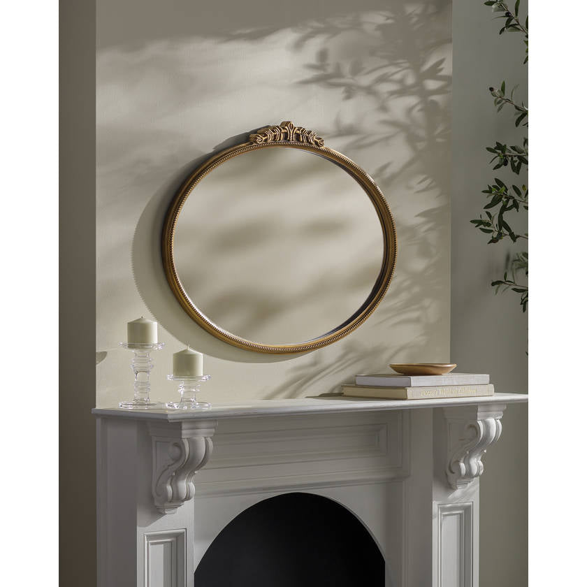 Taleen Traditional Gold Wall Mirror