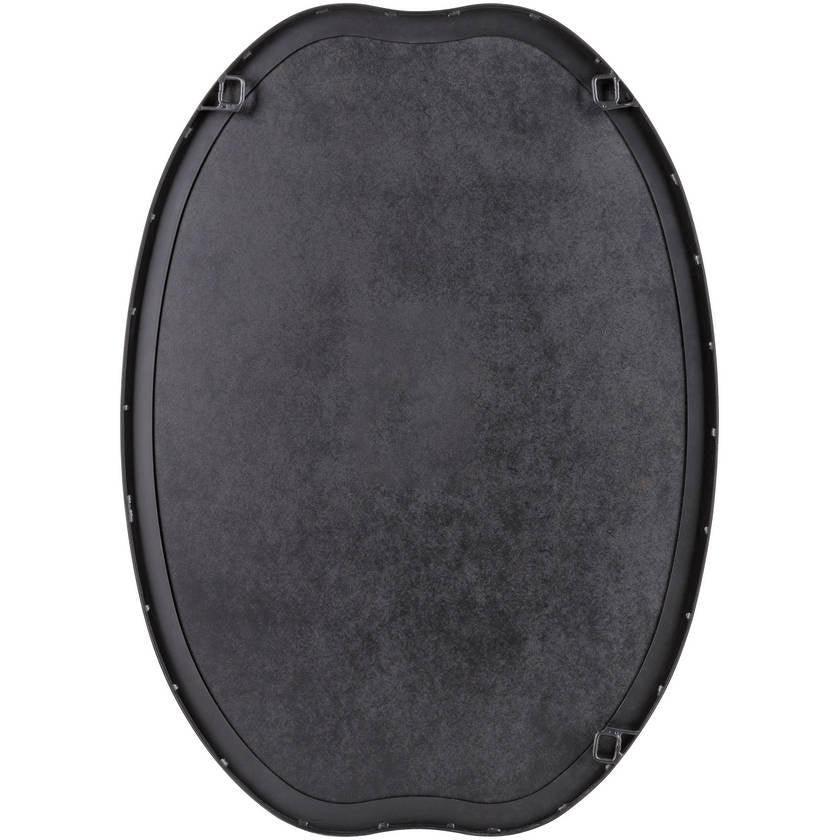 Tyshia Modern Black Wall Mirror