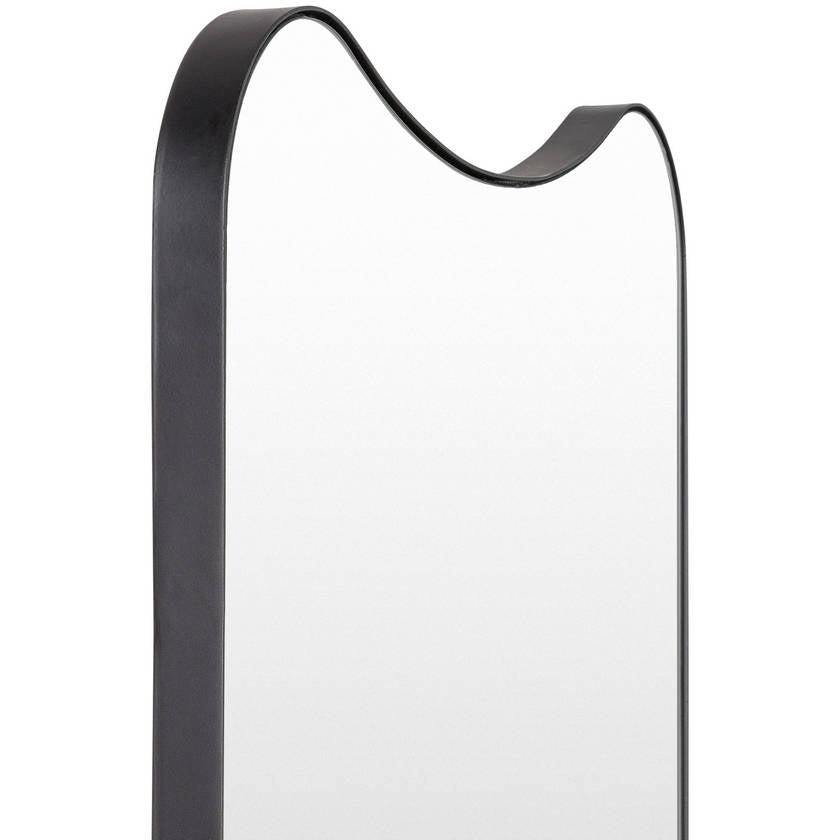 Ena Modern Black Wall Mirror