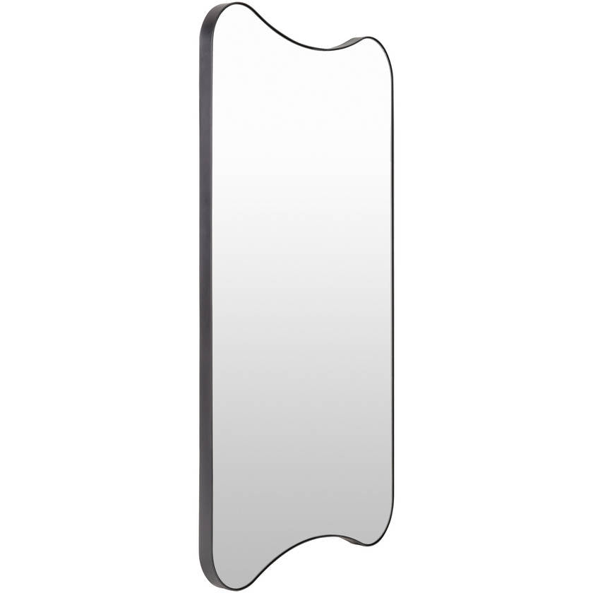 Ena Modern Black Wall Mirror