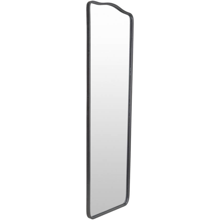 Corwyn Traditional Black Wall Mirror