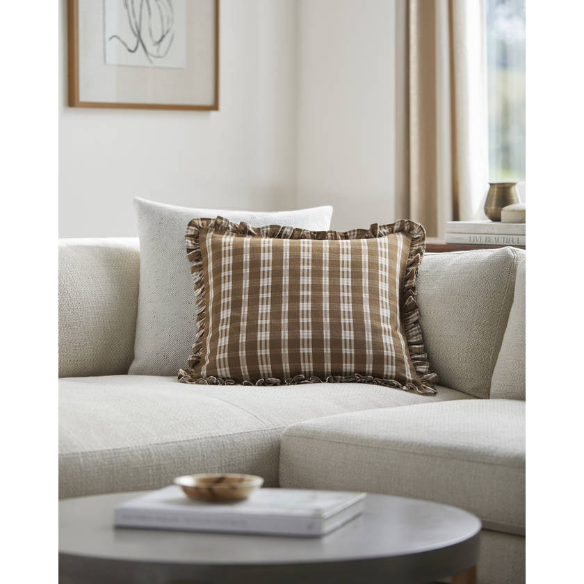Cassandra Taupe Pillow Cover