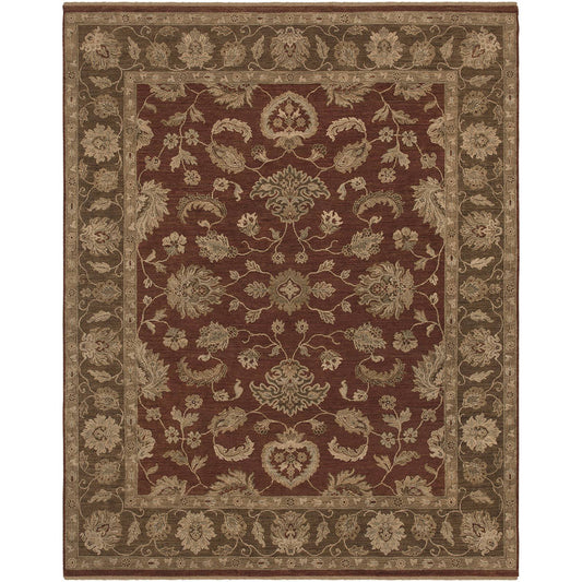 Sharin Modern Brown Area Rug
