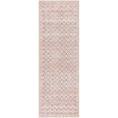 Hardin Traditional Rust Washable Area Rug