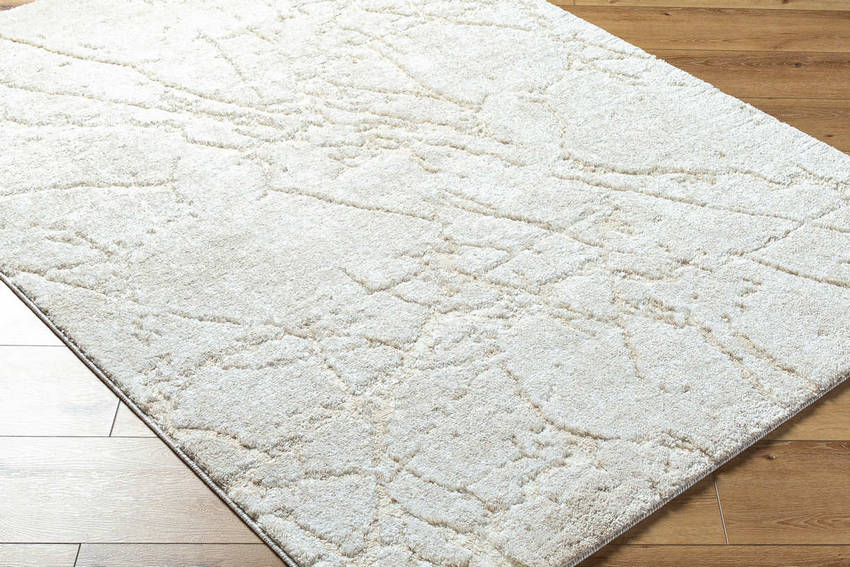 Dustee Cottage Light Silver Area Rug