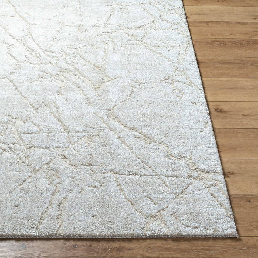 Dustee Cottage Light Silver Area Rug