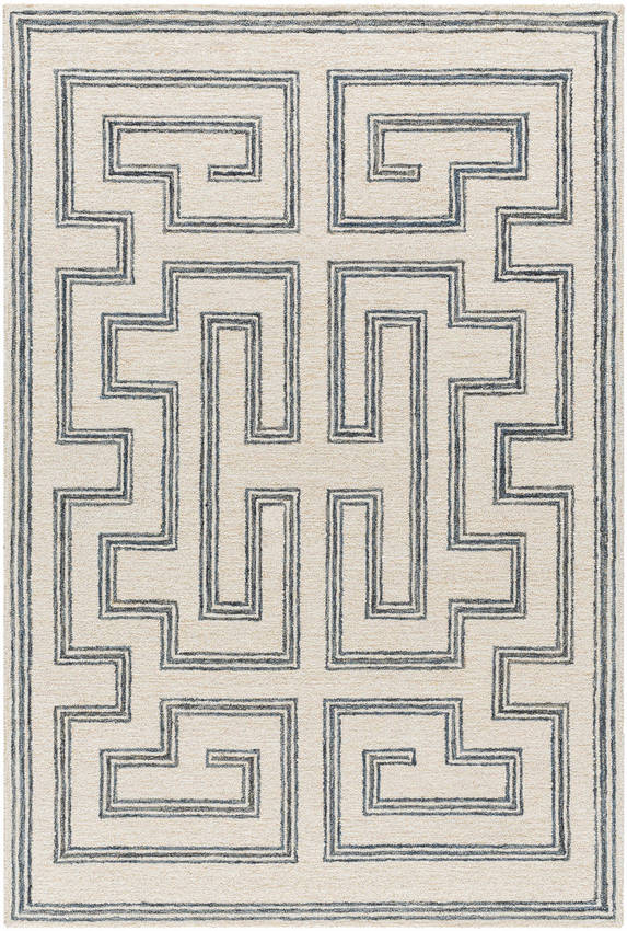 Capria Global Medium Gray/Light Beige Area Rug