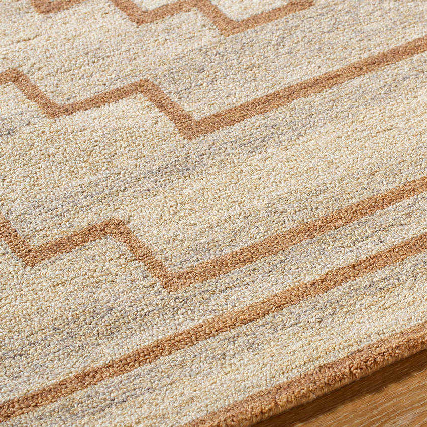 Colona Global Dark Brown/Light Beige Area Rug