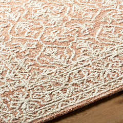 Henderson Traditional Khaki/Rose Gold Area Rug