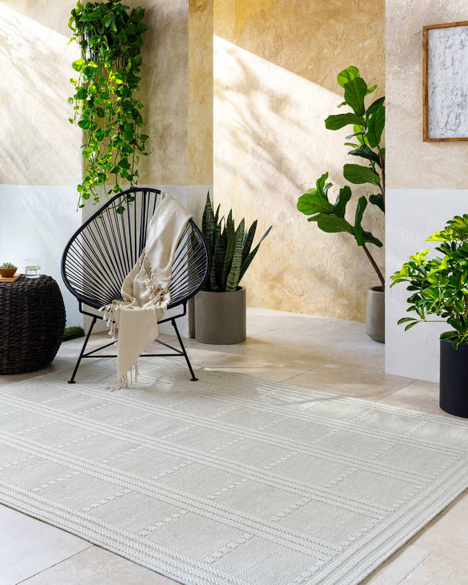 Pinar Global Light Gray Area Rug