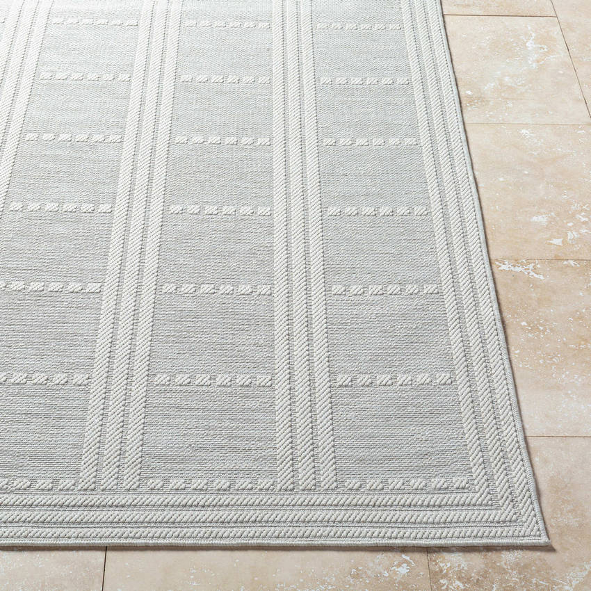 Pinar Global Light Gray Area Rug