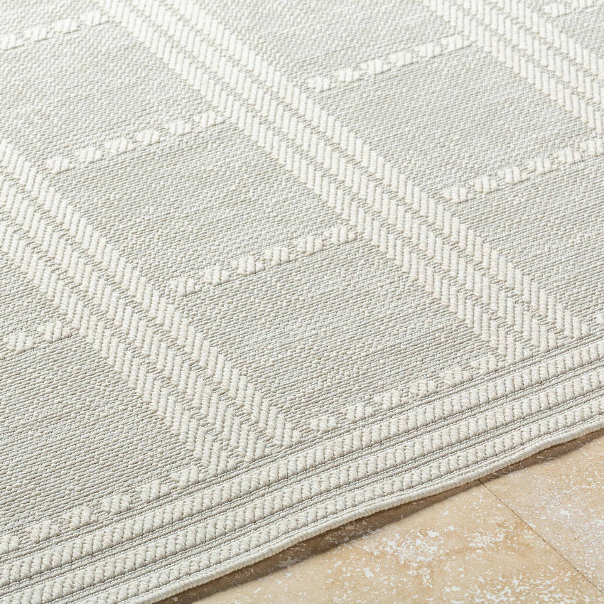 Pinar Global Light Gray Area Rug