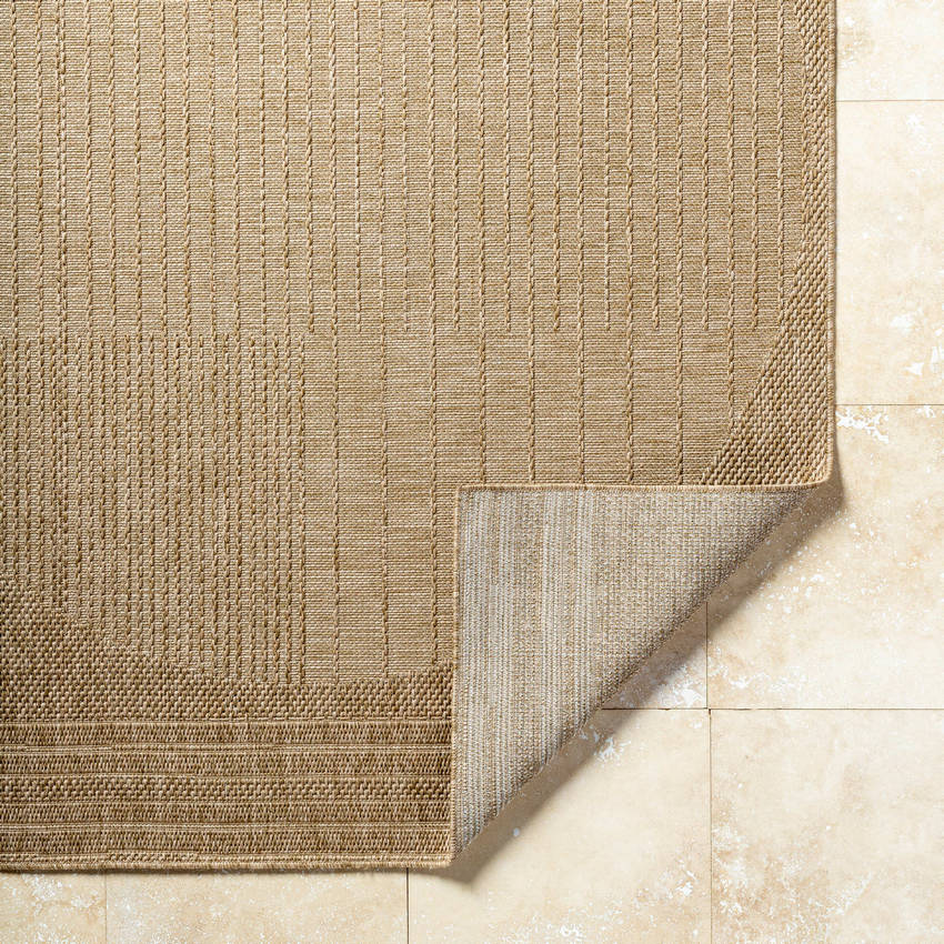 Ladaris Cottage Light Brown Area Rug