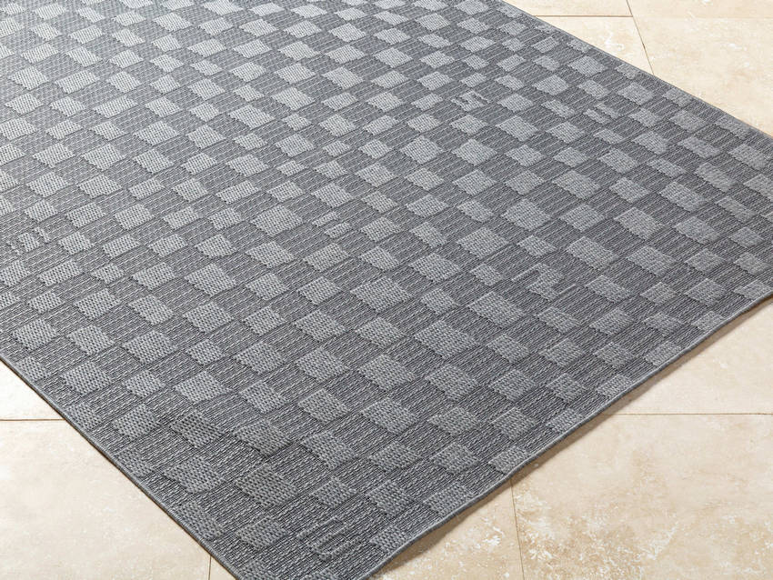 Tiphanie Cottage Charcoal Area Rug