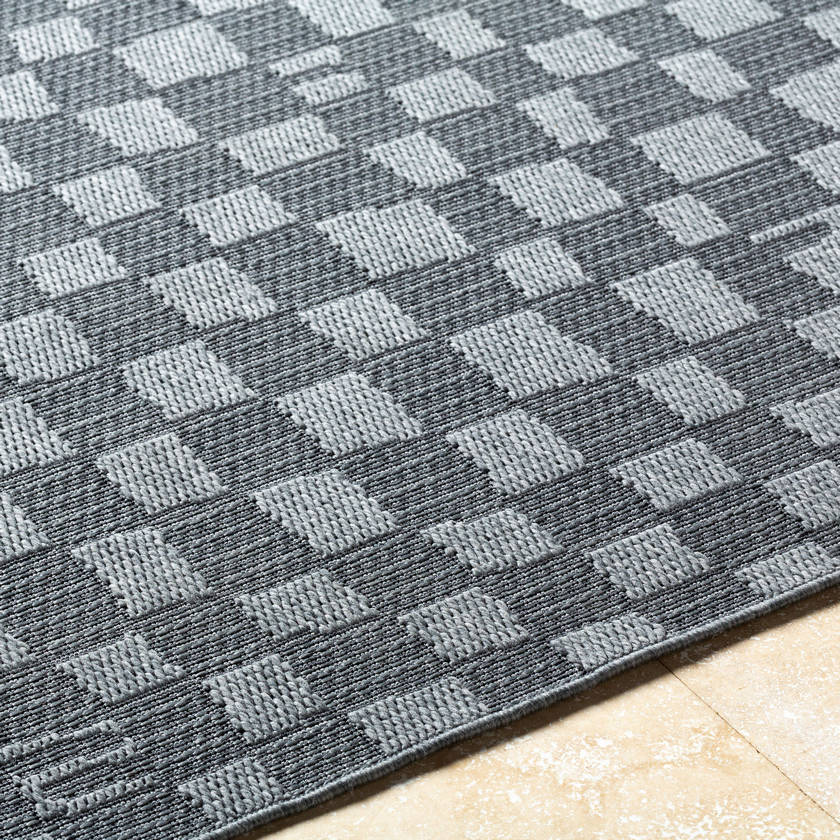 Tiphanie Cottage Charcoal Area Rug
