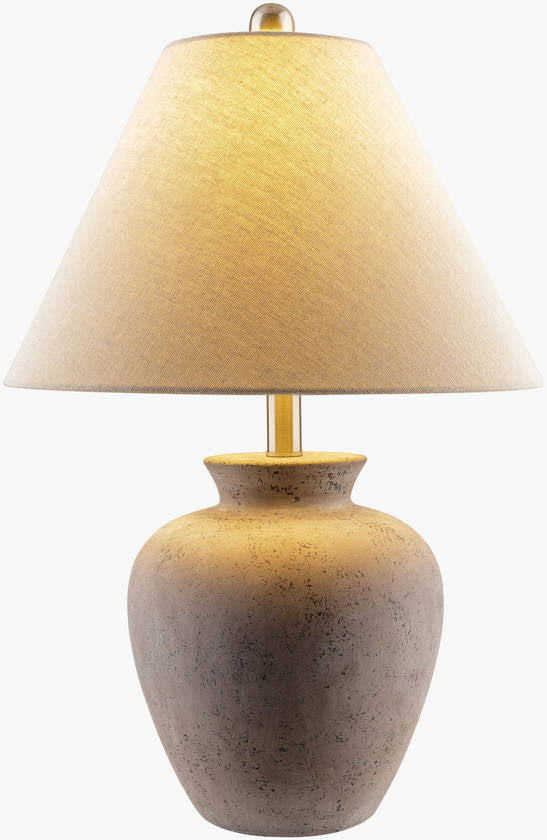 Kalan Modern Gray/Beige Table Lamp