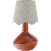 Eiman Rustic Red/Wheat Table Lamp