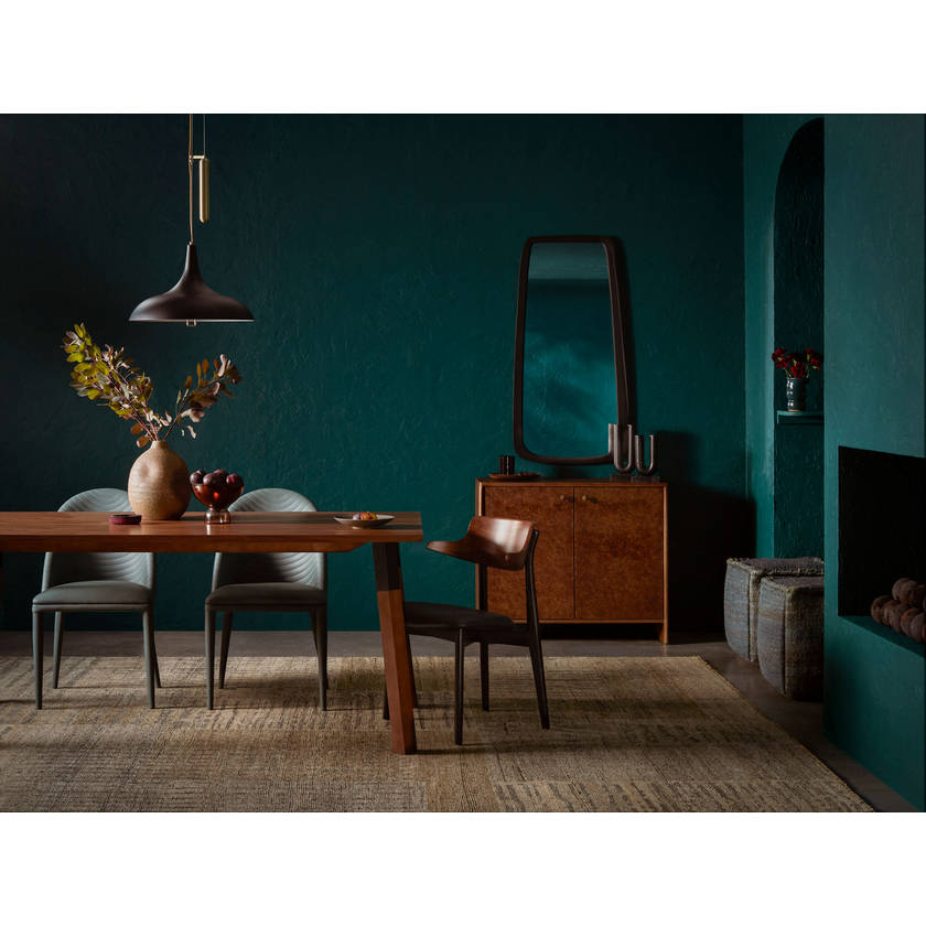 Eliesha Dark Brown Dining Table