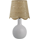 Rondy Rustic Wheat/White Table Lamp